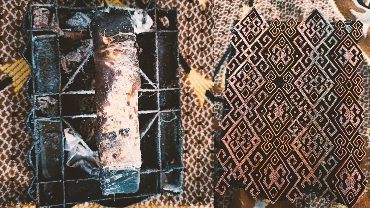 Proses pembuatan batik — foto 4