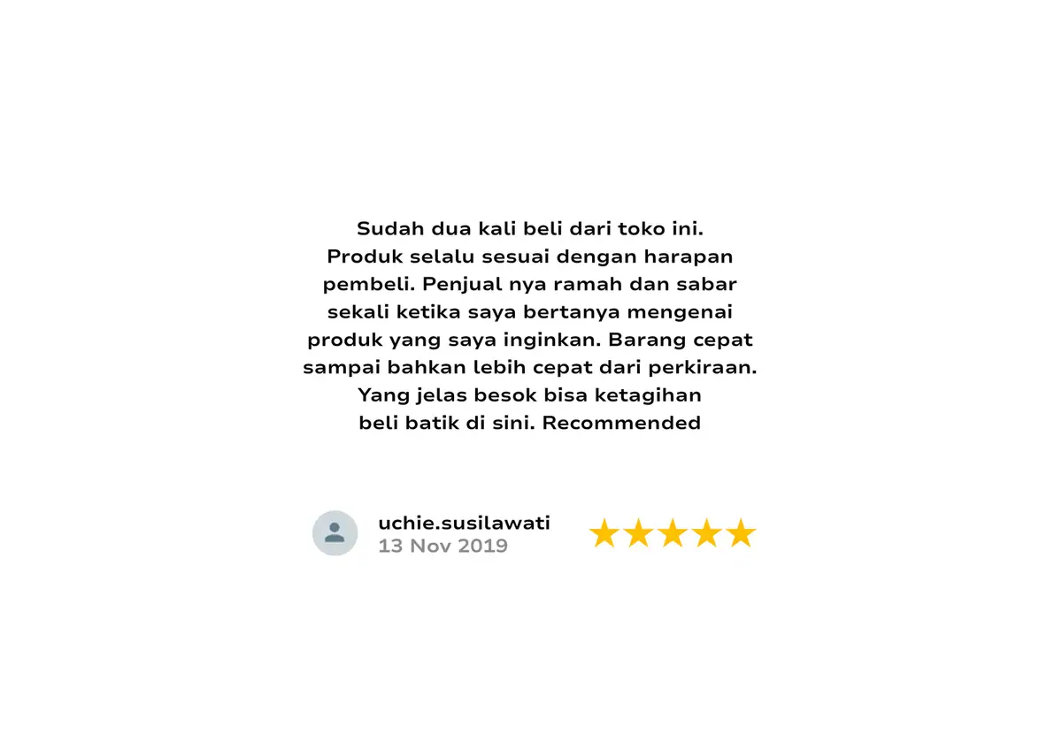 Tangkapan layar ulasan pembeli (others)