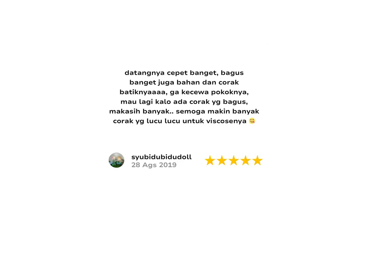 Tangkapan layar ulasan pembeli (others)