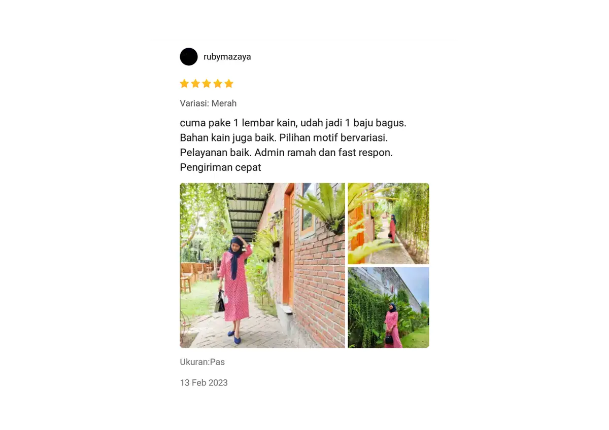 Tangkapan layar ulasan pembeli (others)